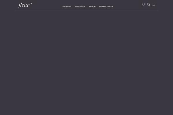 Fleur theme site design template sample