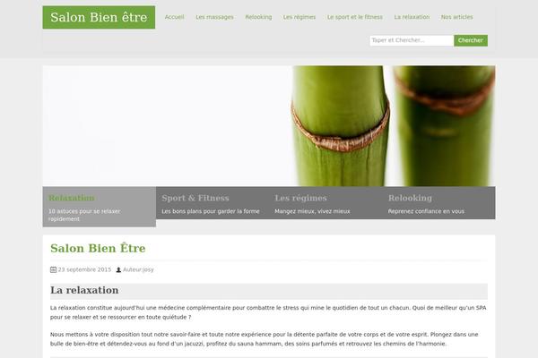 zAlive theme site design template sample