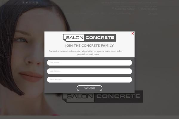 Site using Hustle plugin