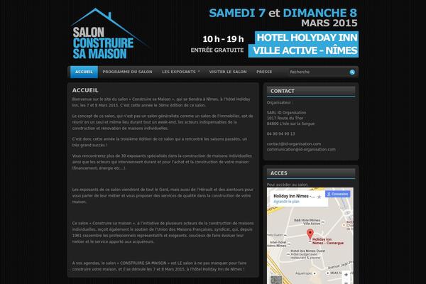 Solid theme site design template sample