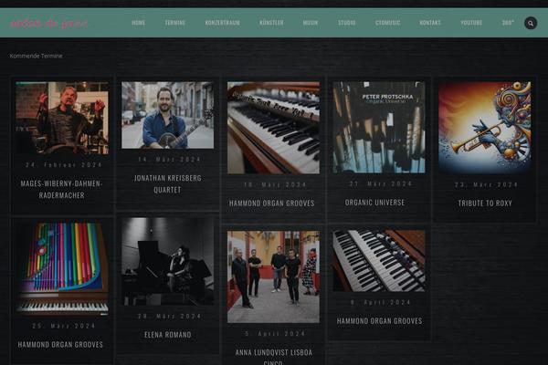 JamSession theme site design template sample