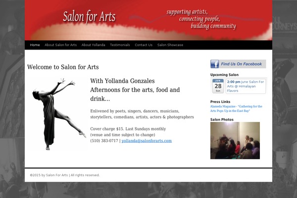 salonforarts.com site used Sfa
