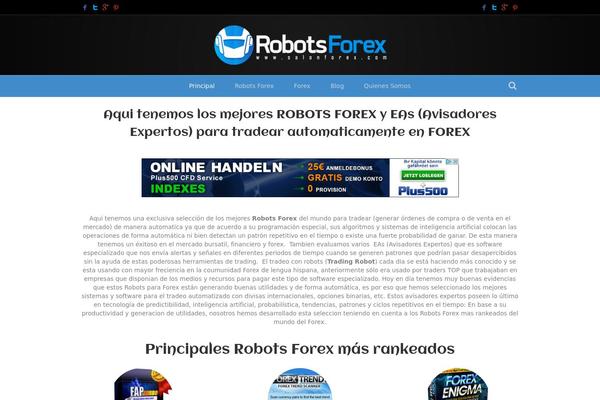 Nexus theme site design template sample