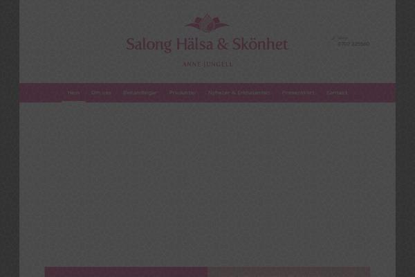 NANCY theme site design template sample