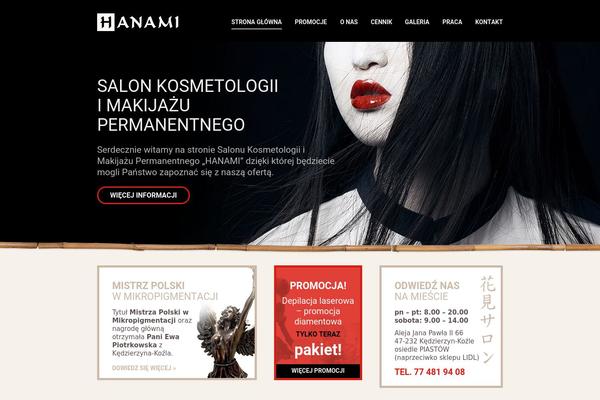 Hanami theme site design template sample