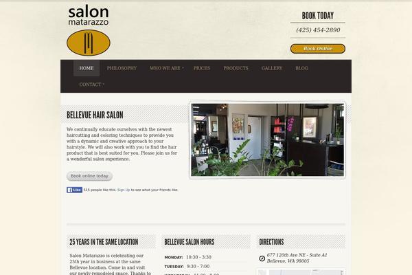 Diner theme site design template sample