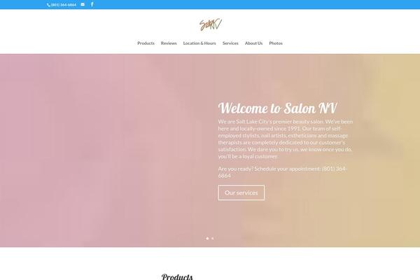 Divi theme site design template sample