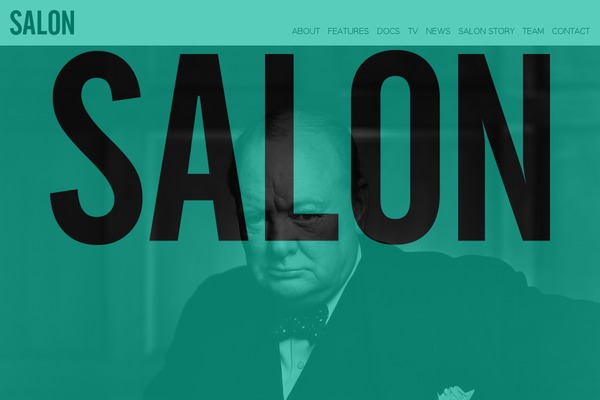 Salon theme site design template sample