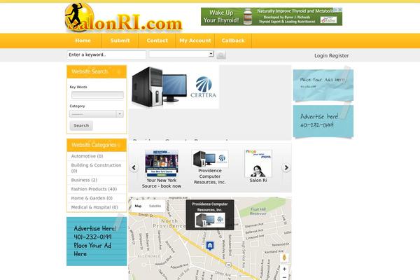 Directorypress theme site design template sample
