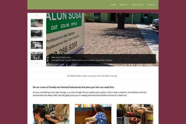 Acoustic theme site design template sample