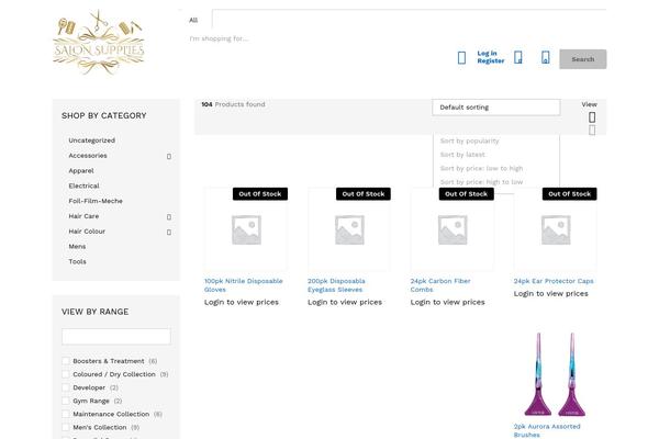 Martfury theme site design template sample