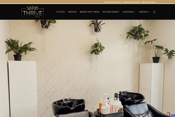 Divi theme site design template sample