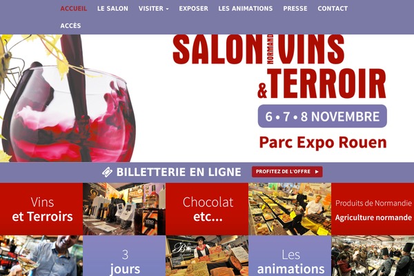salonvin.com site used Parcexpo