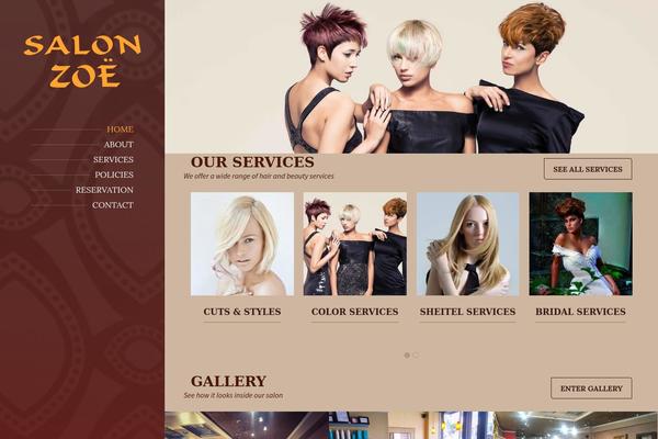 BeautySpot theme site design template sample