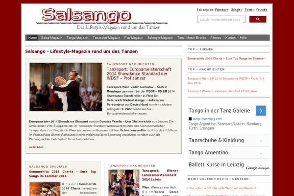Branfordmagazine theme site design template sample