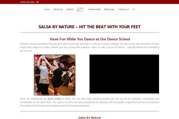 Site using WordPress Content Slide plugin
