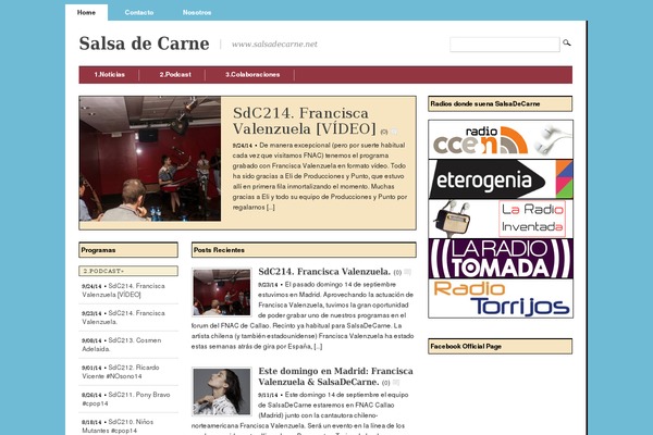 Mimbo theme site design template sample