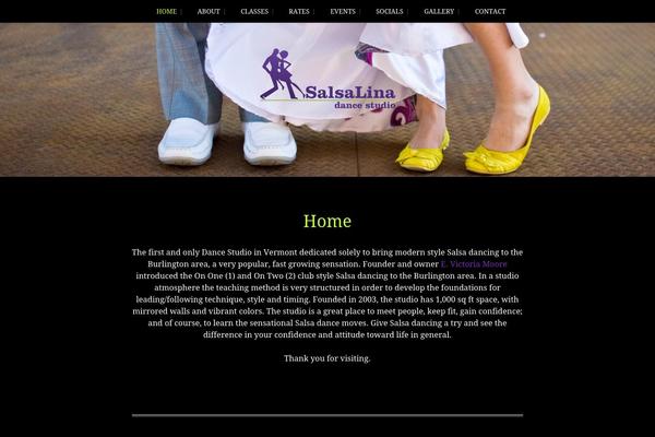 Landscape theme site design template sample