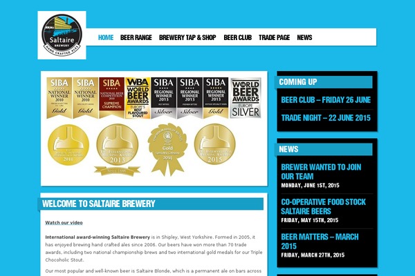 Brewery theme site design template sample