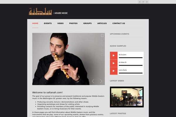 Banda theme site design template sample