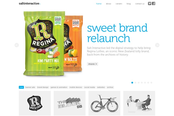 Reveal theme site design template sample