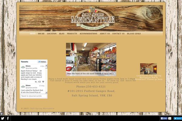 saltspringmercantile.com site used 2010 Weaver