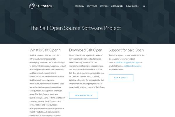 saltstack.org site used Salient-3
