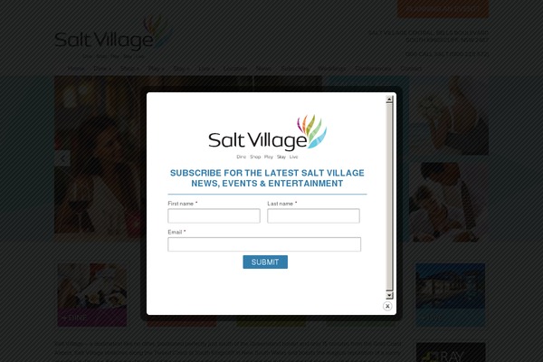 Site using Easy Modal plugin