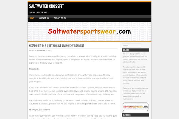 SPORTY theme site design template sample