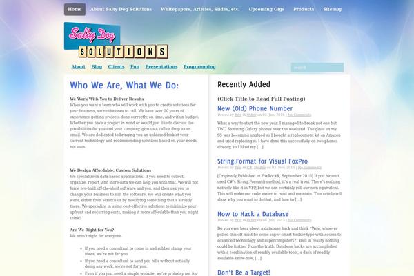Site using GigPress plugin