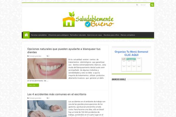 Sahifa theme site design template sample