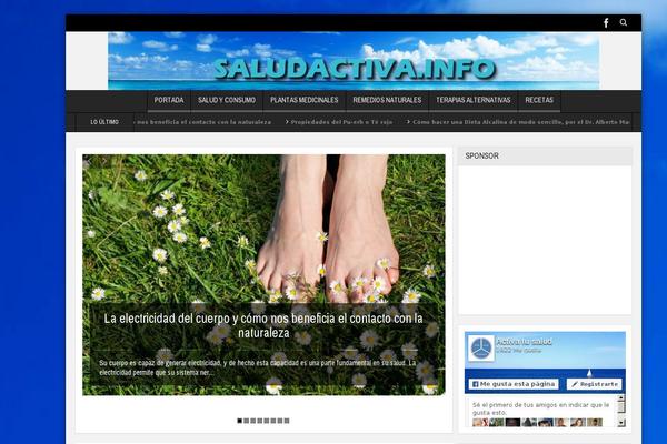 Infinity Mag theme site design template sample