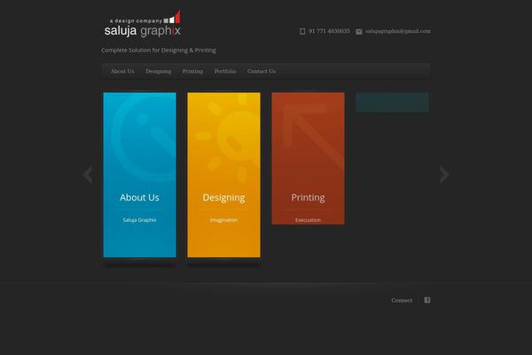 Cascade theme site design template sample