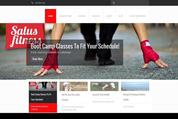 Fit Wp theme site design template sample