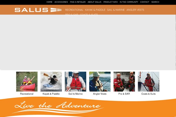 salusmarine.com site used Salus