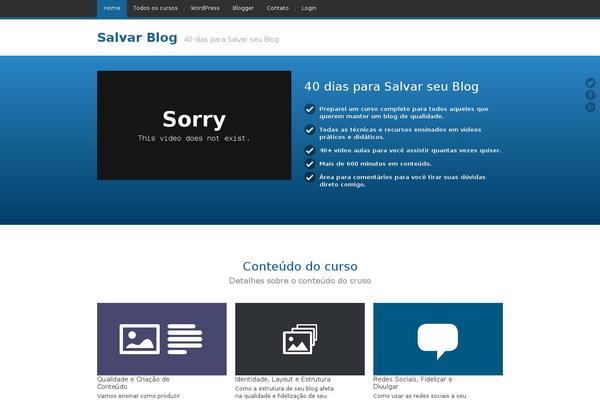JustLanded theme site design template sample
