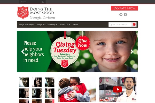 salvationarmygeorgia.org site used Thqtemplate