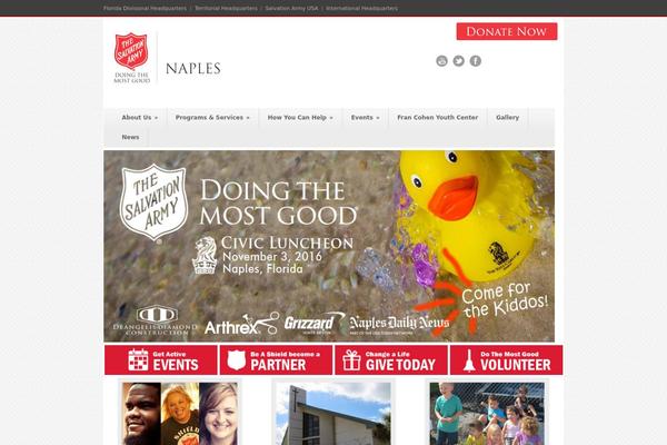 salvationarmynaples.org site used Thqtemplate
