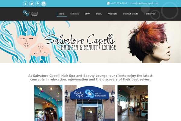 Spa Lab theme site design template sample