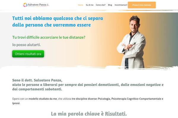 Hypnotherapy theme site design template sample