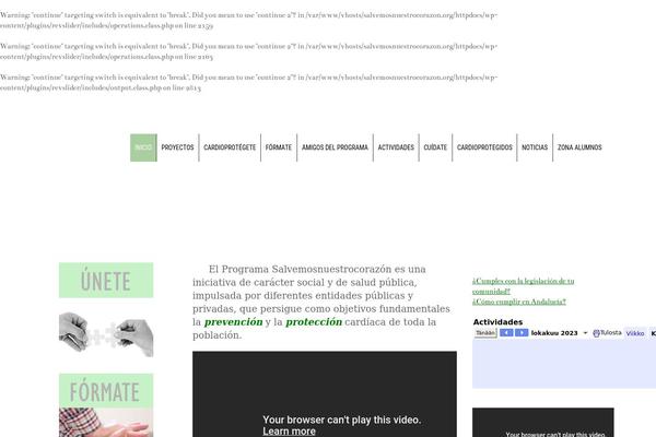 Site using Responsive Menu plugin