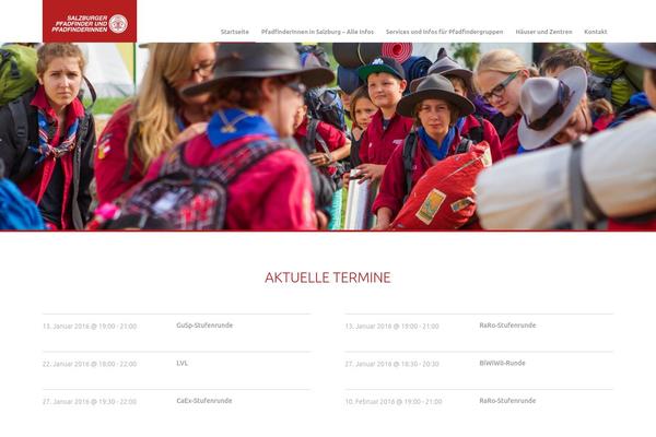 Enfold theme site design template sample