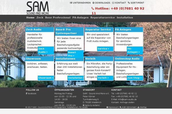 sam-audio.de site used Sam-audio