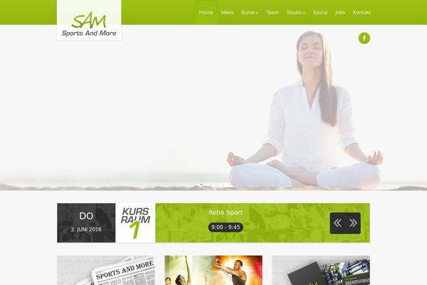 Sport theme site design template sample