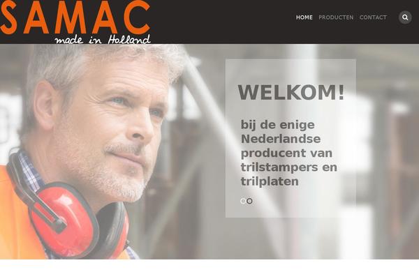 samac.nl site used Theme52266