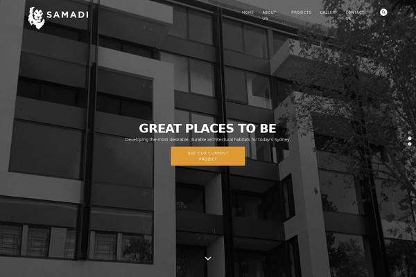 Story theme site design template sample