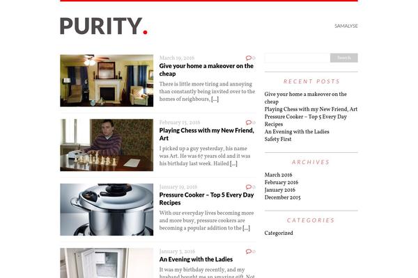 MH Purity lite theme site design template sample