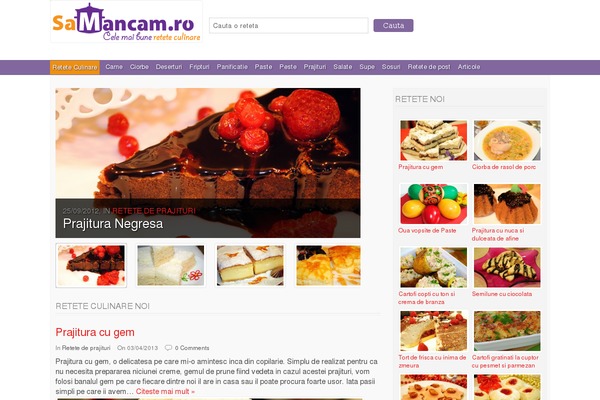 Foodpress theme site design template sample