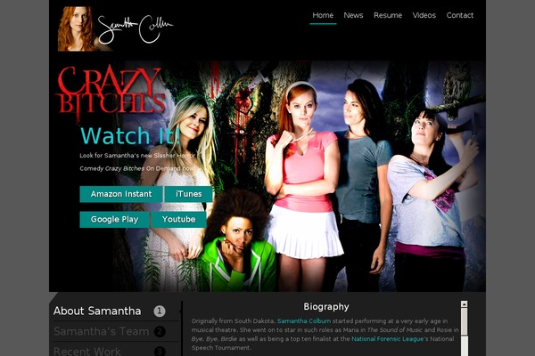 Black Pearl theme site design template sample