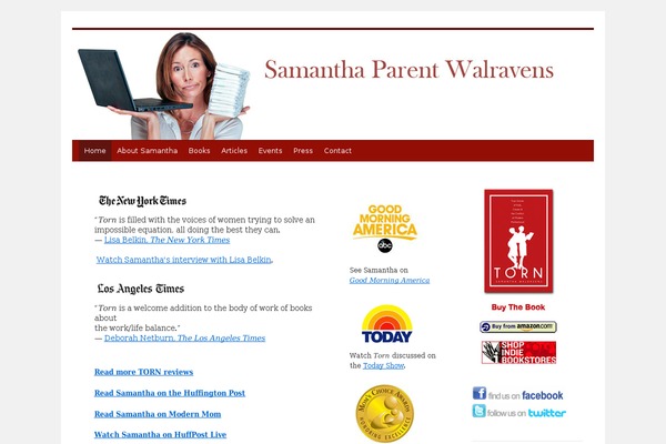 Sam theme site design template sample
